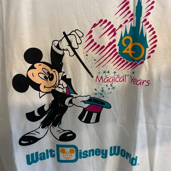 NWT Vintage men’s size XL 20th Anniversary Disney tee shirt please read below - Picture 2 of 7